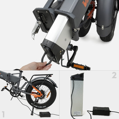 VAKOLE CO20 Dual-motor Foldable Electric Bike